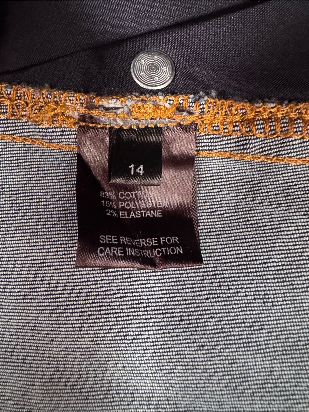 Ruti The Ultimate Barrel Leg Jeans 2.0 Nyx Dark Wash Size 14 Modern Taper NWT - Picture 10 of 11